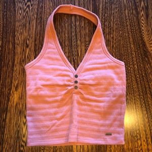Pink American Eagle halter top